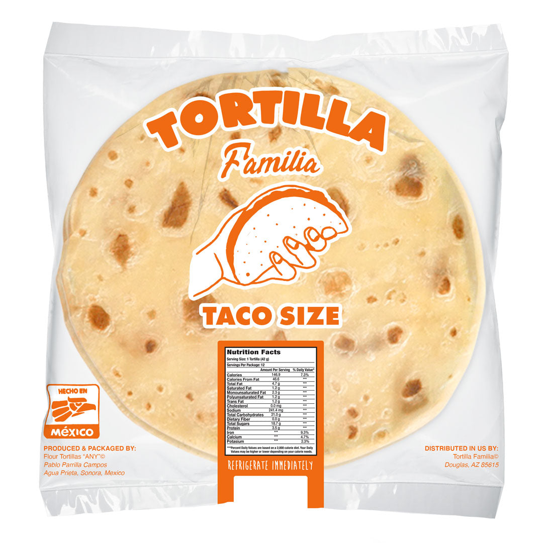 Macho Taco Box- 30 Dozen (Fresh Sonoran Flour Tortillas)